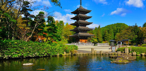 Temple in Sendai Japan